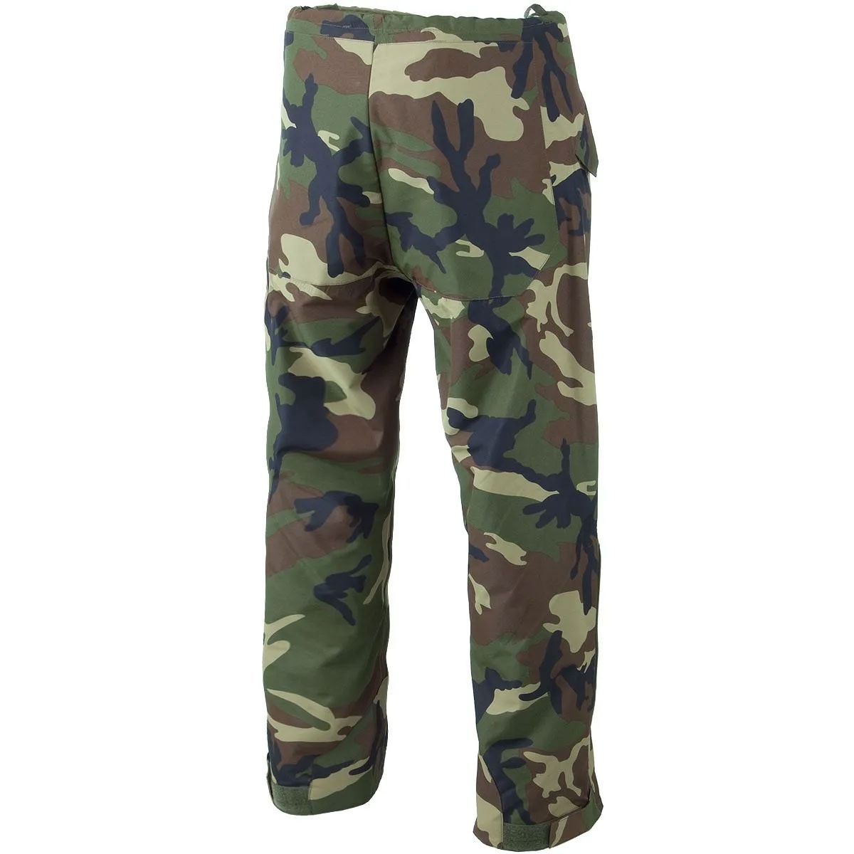 Spodnie Mil-Tec Wet Weather 3-Layer Laminate Waterproof z szelkami - Woodland