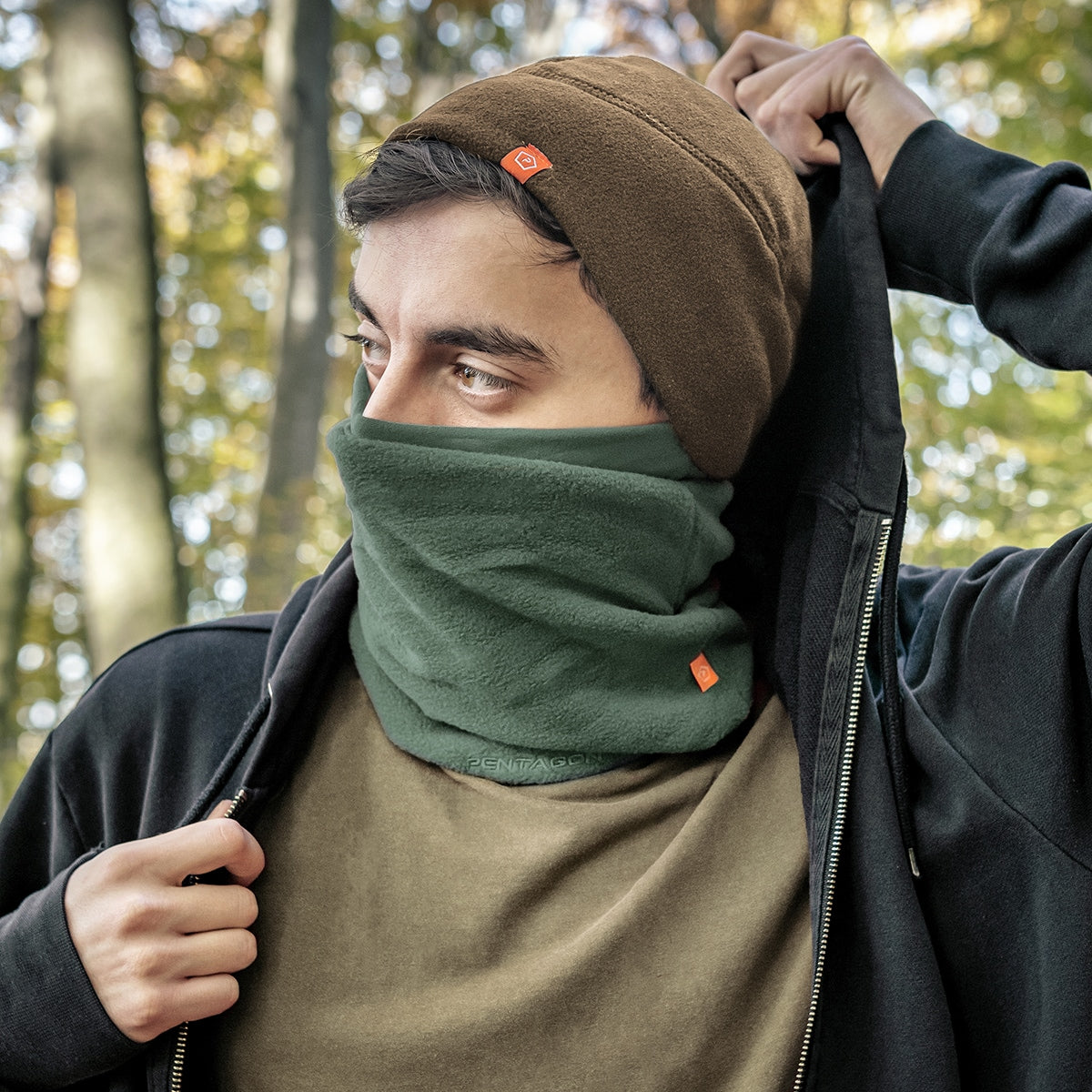 Chusta ochronna Pentagon Winter Neck - Olive