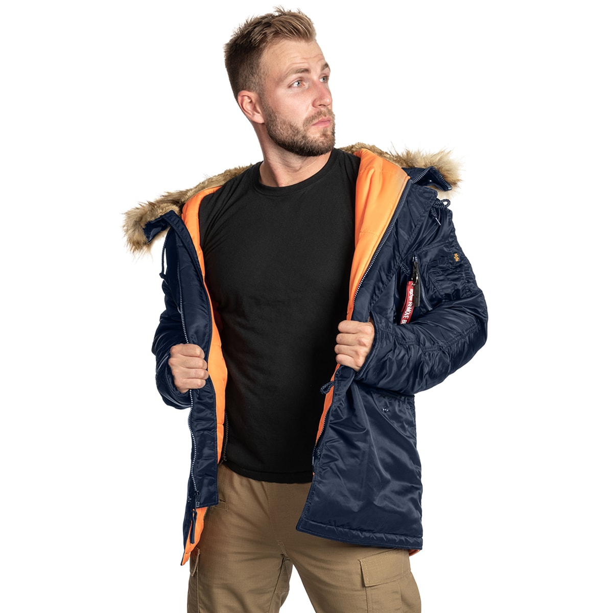 Kurtka Alpha Industries N3B VF 59 Fitted - Replica Blue