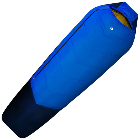 Śpiwór Alpinus Primalight Pro 1000 Niebieski - prawy