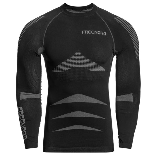 Koszulka termoaktywna FreeNord EnergyTech Long Sleeve - Black/Grey