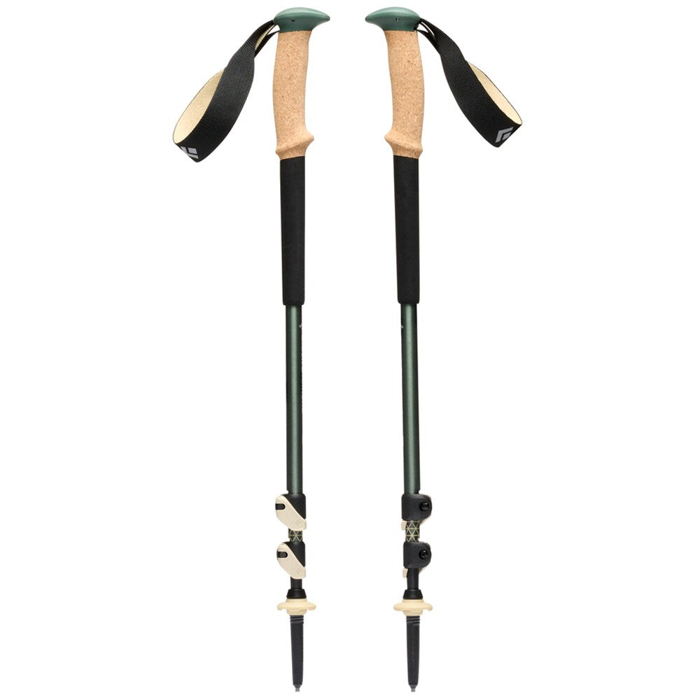 Kije trekkingowe Black Diamond Trail Cork Trekking Poles - Laurel Green