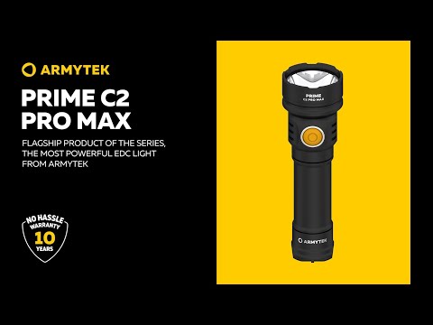 Latarka Armytek Prime C2 Pro Max Magnet USB Warm - 3720 lumenów