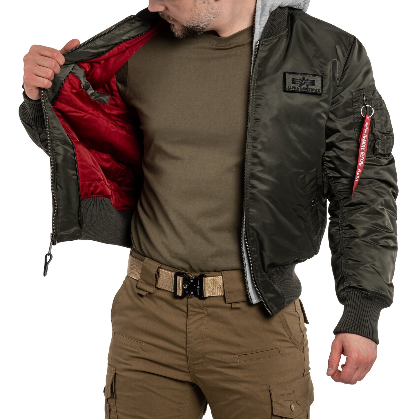 Kurtka Alpha Industries MA-1 D-Tec - Rep. Grey