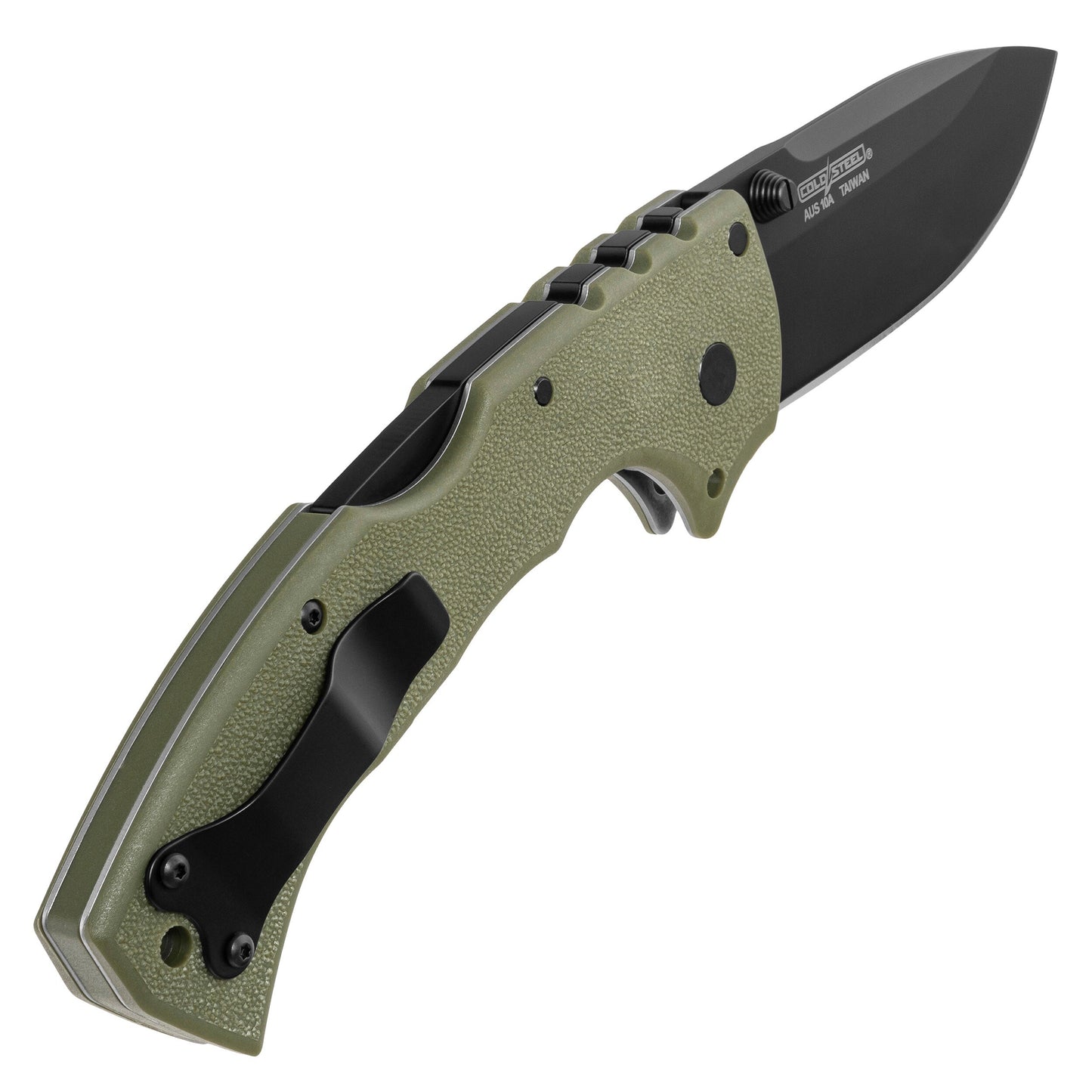 Nóż składany Cold Steel 4-Max Scout AUS-10A - OD Green