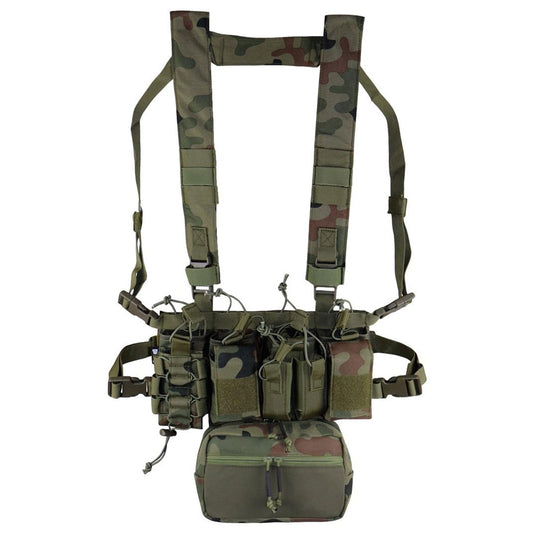 Kamizelka taktyczna Camo Military Gear Storm Chest Rig - wz.93 Pantera PL Woodland