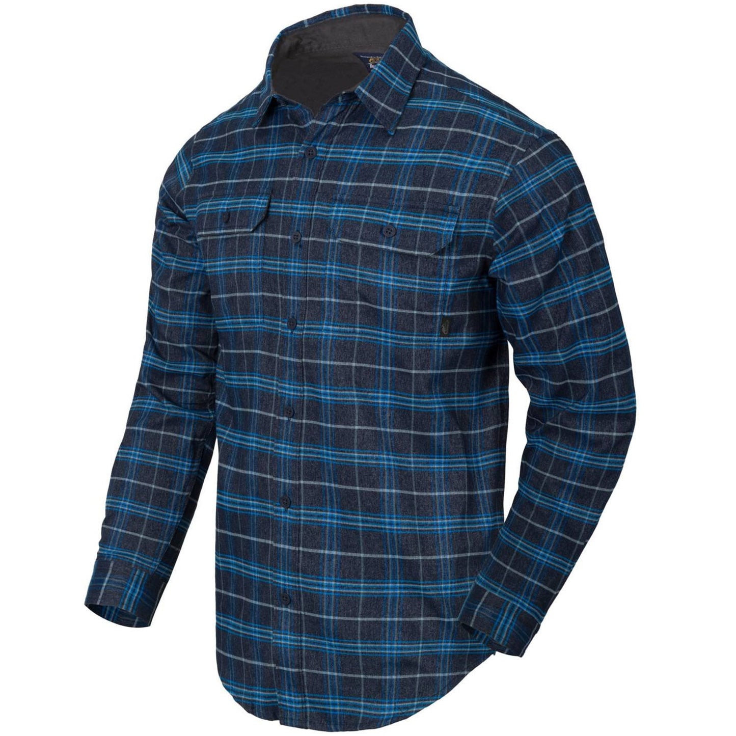Koszula Helikon GreyMan Polyester/Nylon - Blue Stonework Plaid