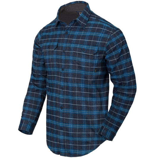 Koszula Helikon GreyMan Polyester/Nylon - Blue Stonework Plaid