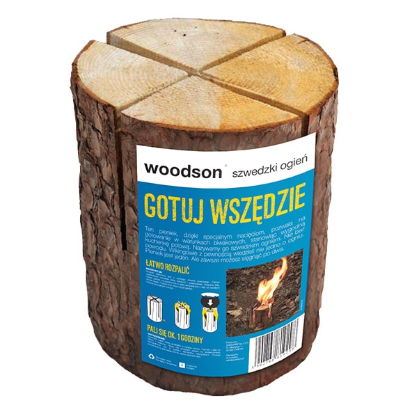 Polowa kuchenka Woodson Szwedzki ogień