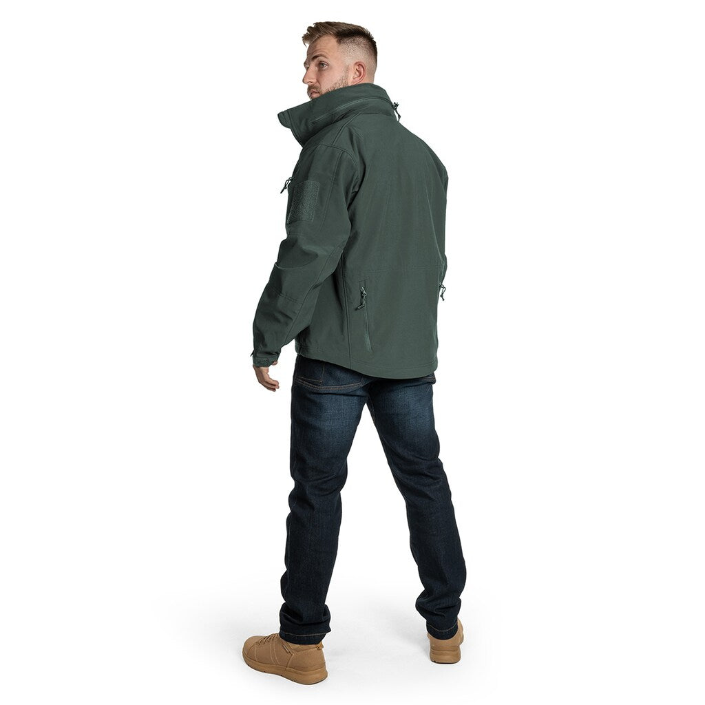 Kurtka Helikon Gunfighter Softshell Shark Skin Windblocker - Jungle Green