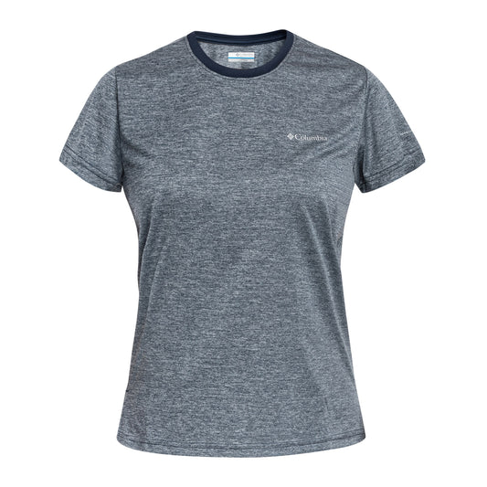 Koszulka T-shirt damska Columbia Bluevista Hill Short Sleeve Crew - Collegiate Navy Heather