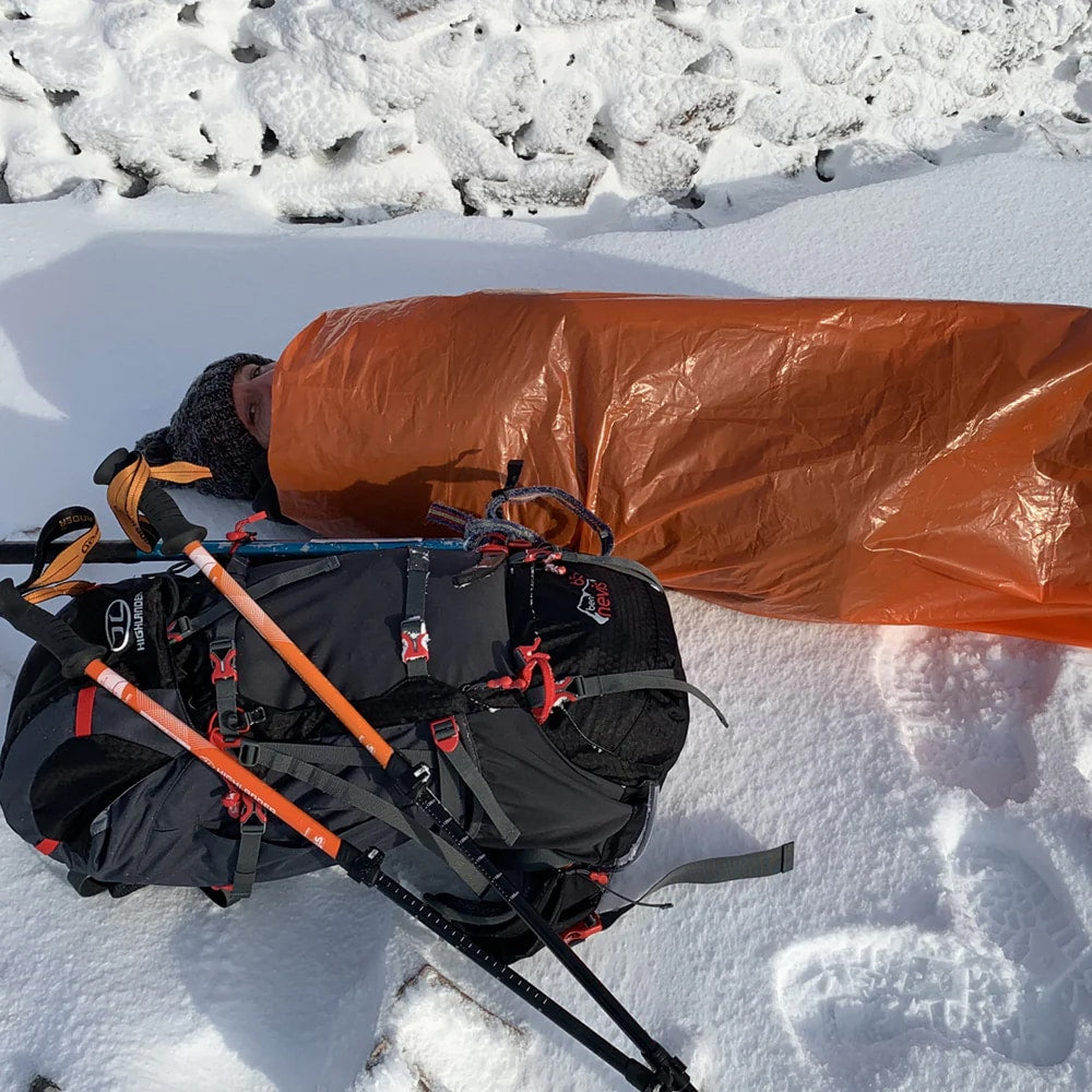 Śpiwór termiczny Highlander Emergency/Survival Bag - Orange