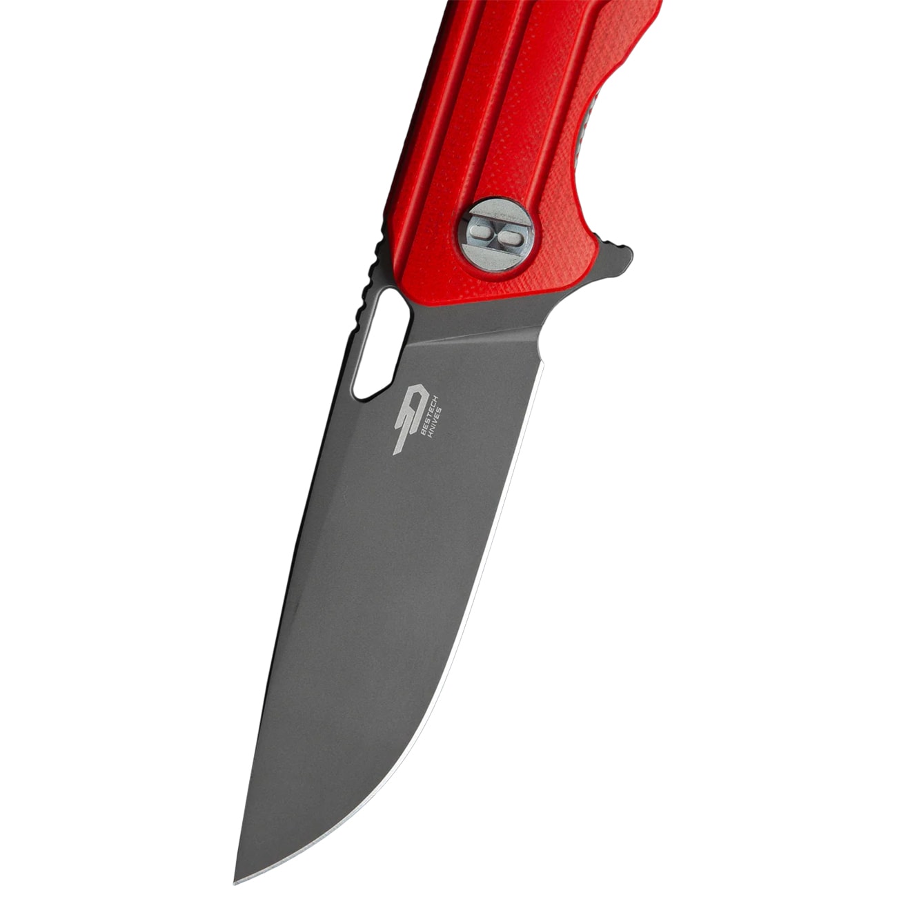 Nóż składany Bestech Knives Circuit Gray Titanium - Red