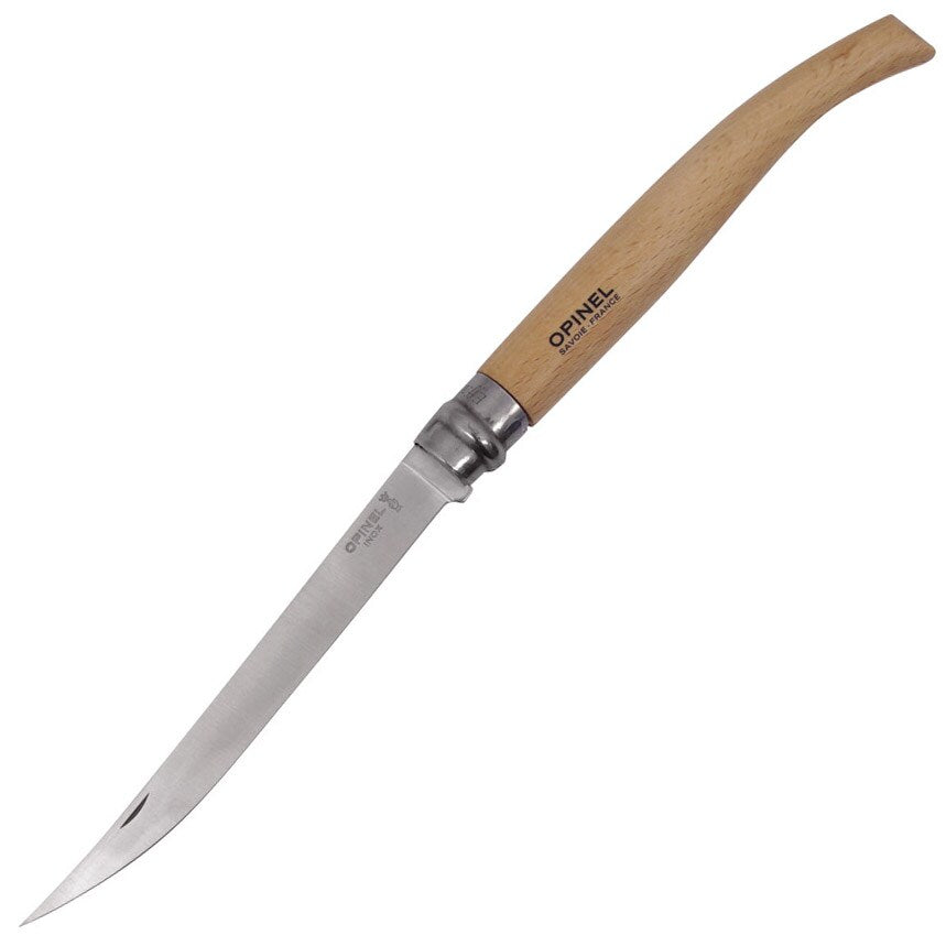 Nóż składany Opinel No.15 INOX Slim Beech