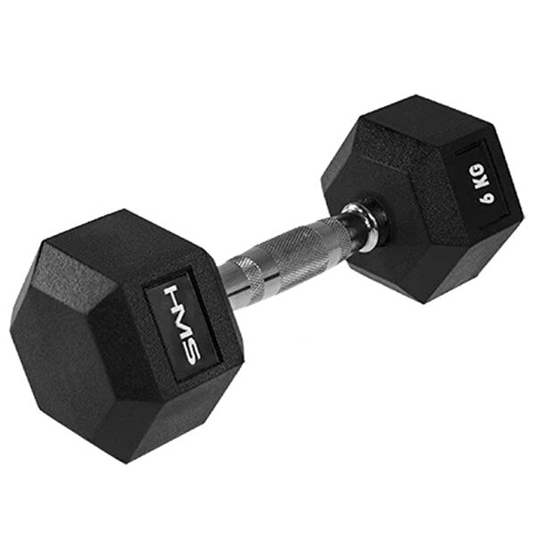 Hantel heksagonalny HMS Hex Pro 6 kg