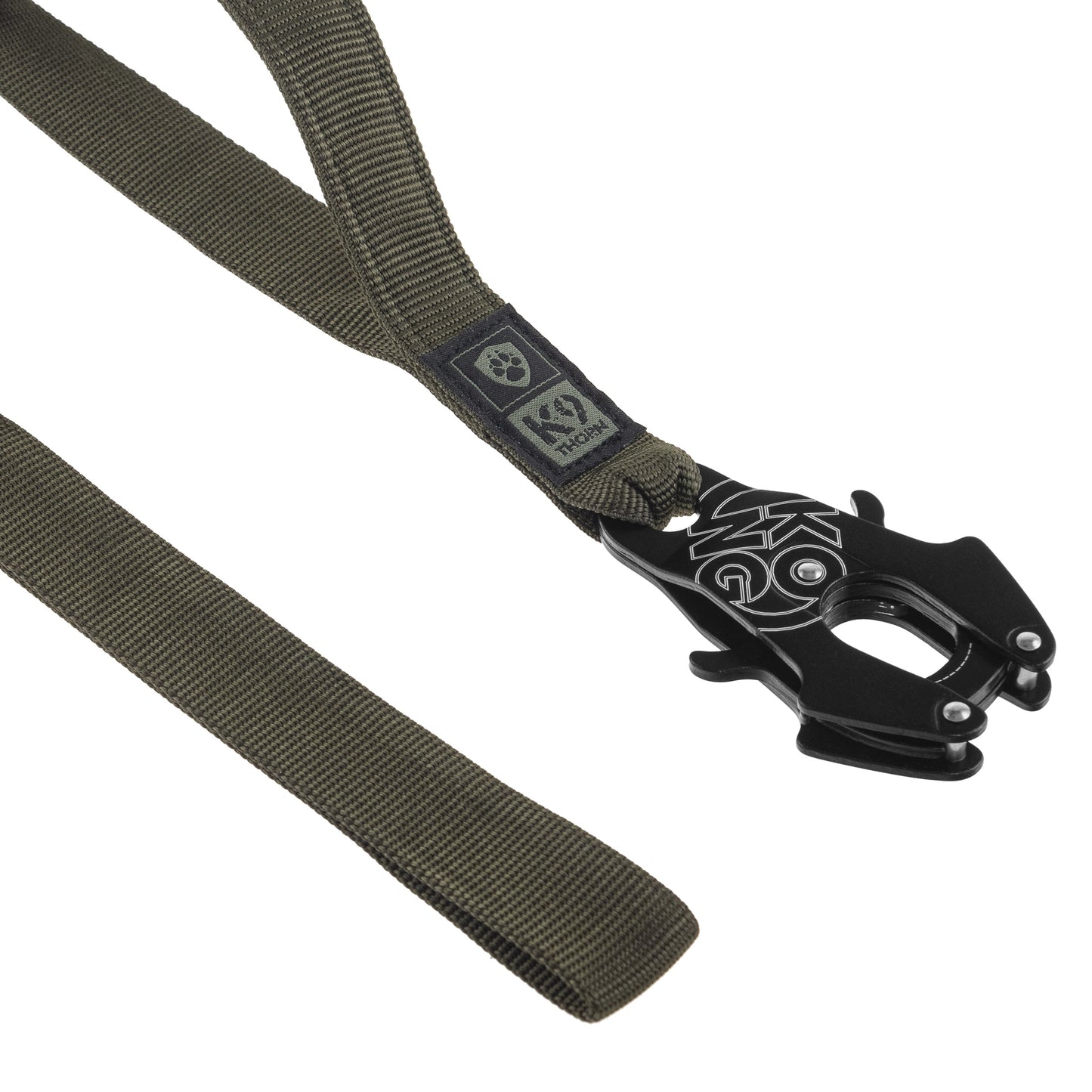 Smycz K9 Thorn Frog Kong z amortyzatorem 150 cm - Oliwkowa