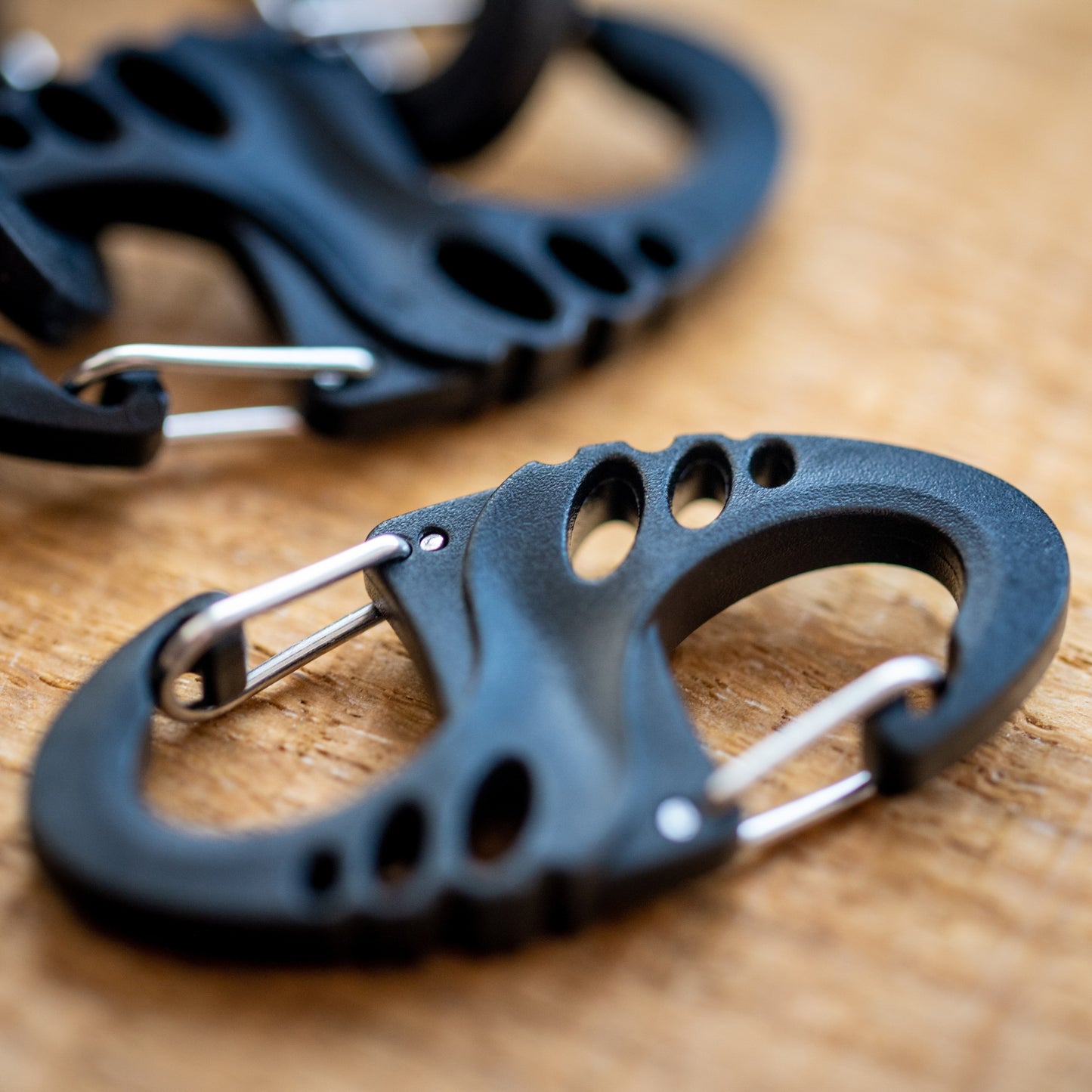 Zestaw karabińczyków Mil-Tec S-Hook Black - 10 szt.