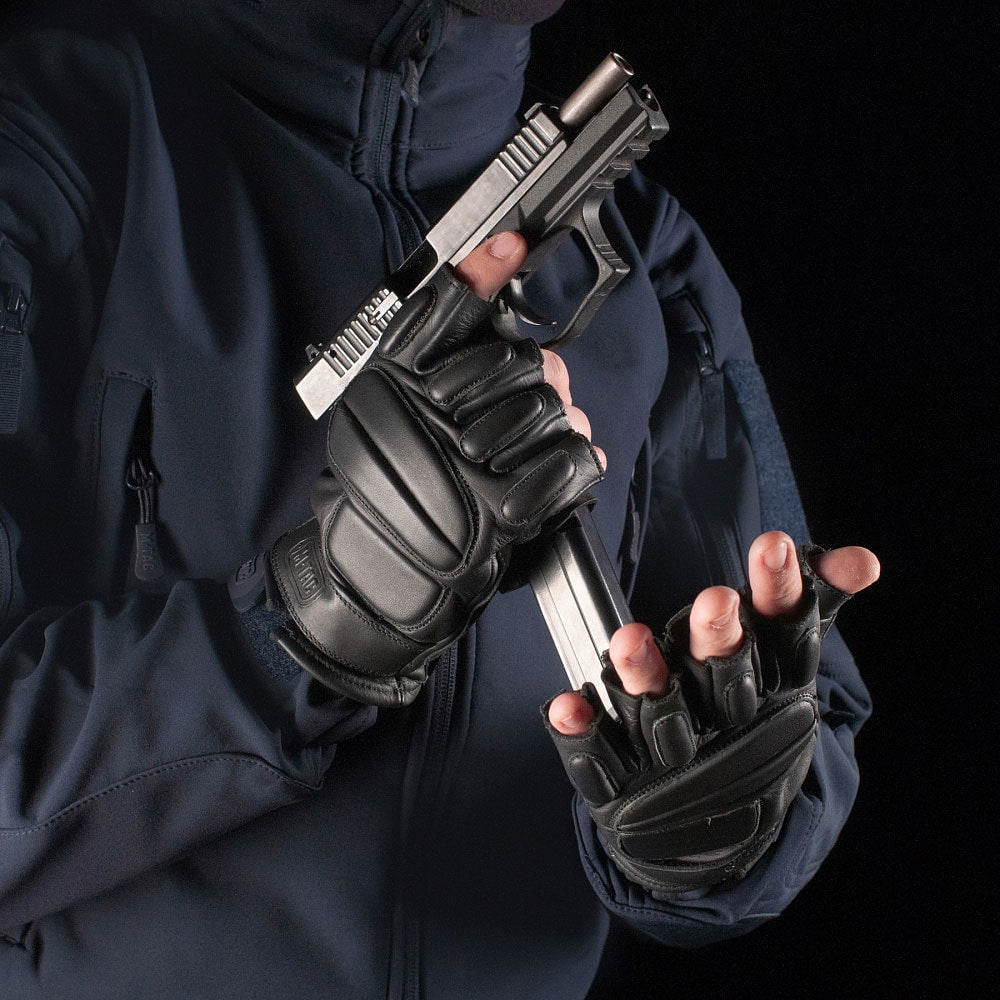 Rekawice taktyczne bez palcow M-Tac Assault Tactical Mk.1 - Black