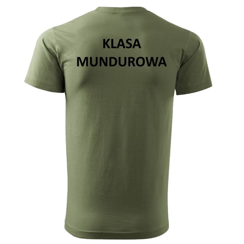 Koszulka T-shirt Maxtex "Klasa mundurowa" - olive