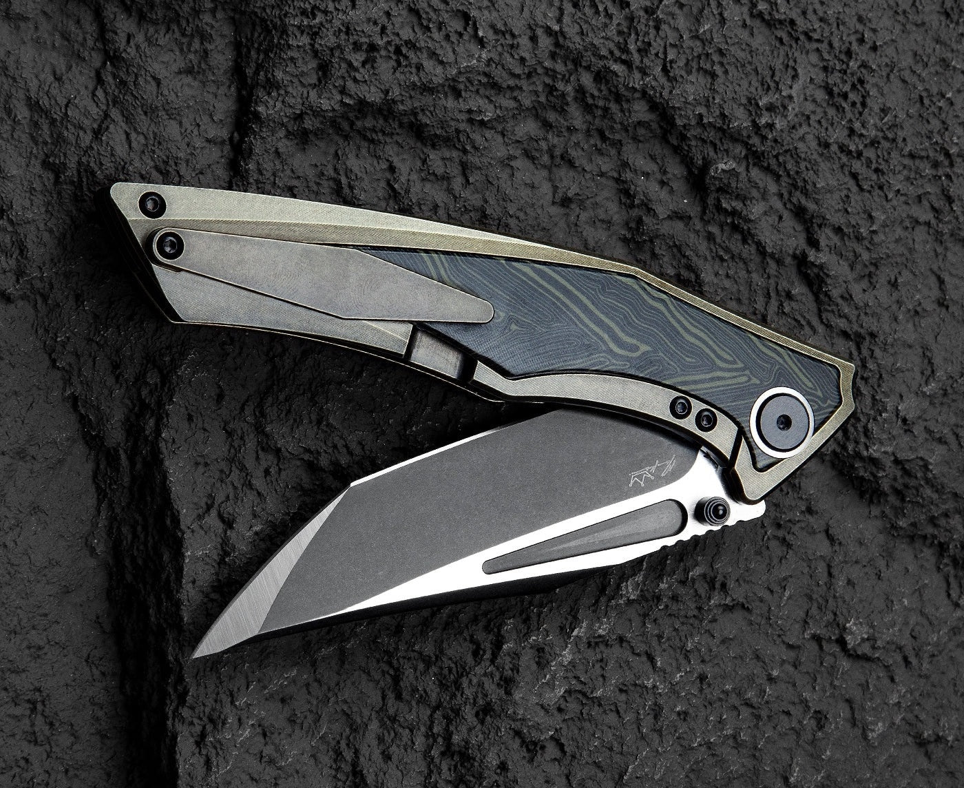 Nóż składany Bestech Knives Togatta - Bronze/Black