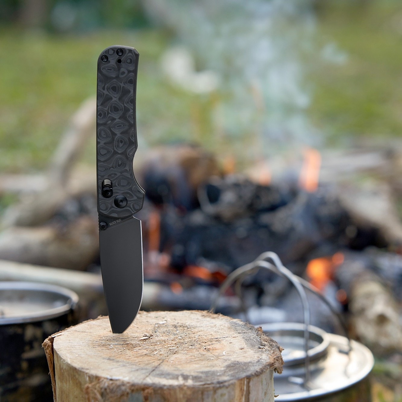 Nóż składany Oknife Rubato 4 Carbon Fiber Black - CPM-S35VN