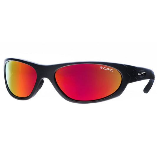Okulary przeciwsłoneczne OPC Military Marines Black Matt Red Revo z polaryzacją