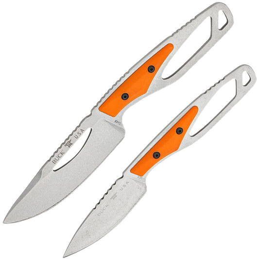 Zestaw dwóch noży Buck 631 Paklite Select Field Combo Kit - Orange