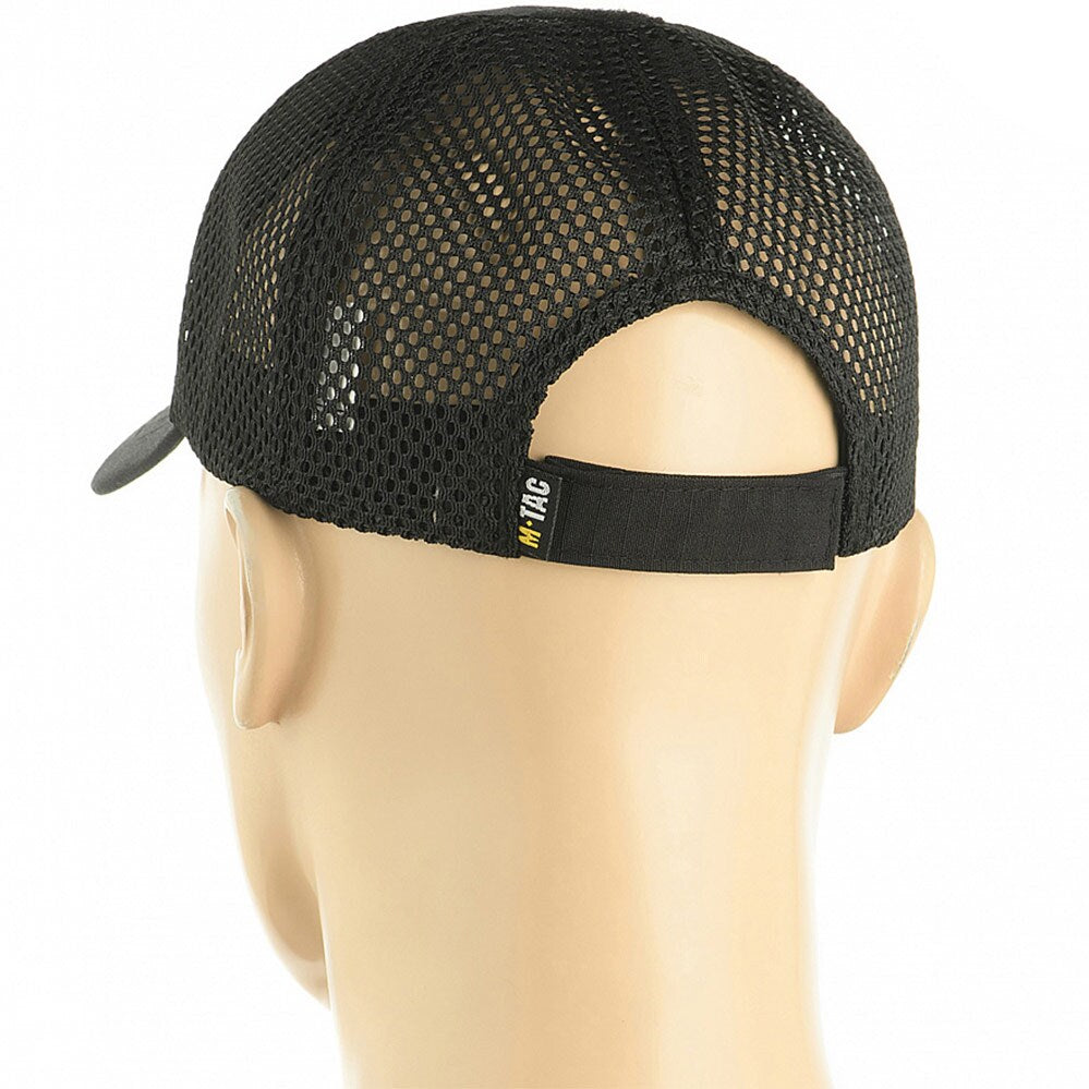 Czapka z daszkiem M-Tac Vent plus velcro Flex Rip-Stop - Black