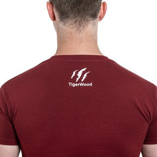 Koszulka T-shirt TigerWood Róża Wiatrów - Bordowa