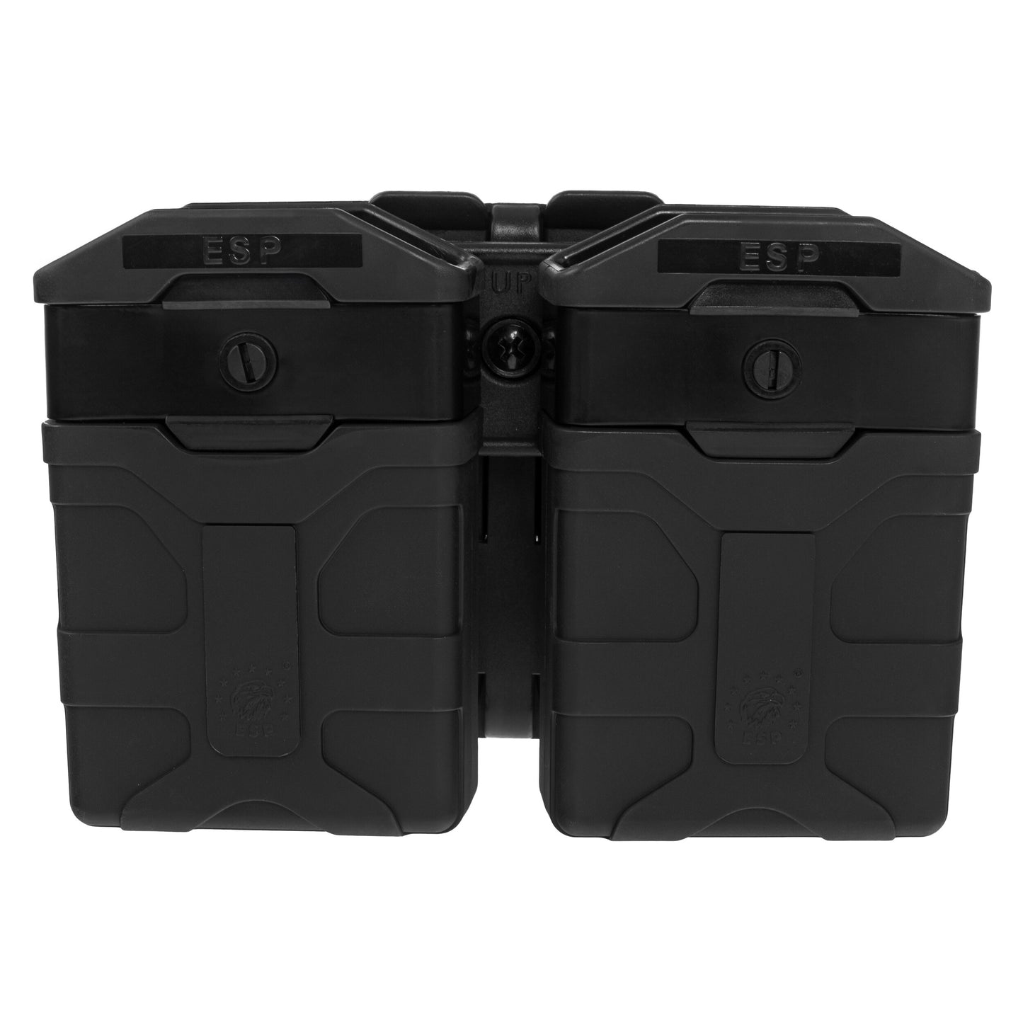 Podwójna ładownica obrotowa ESP z montażem UBC-04-2 na magazynki do AR-15 - Black