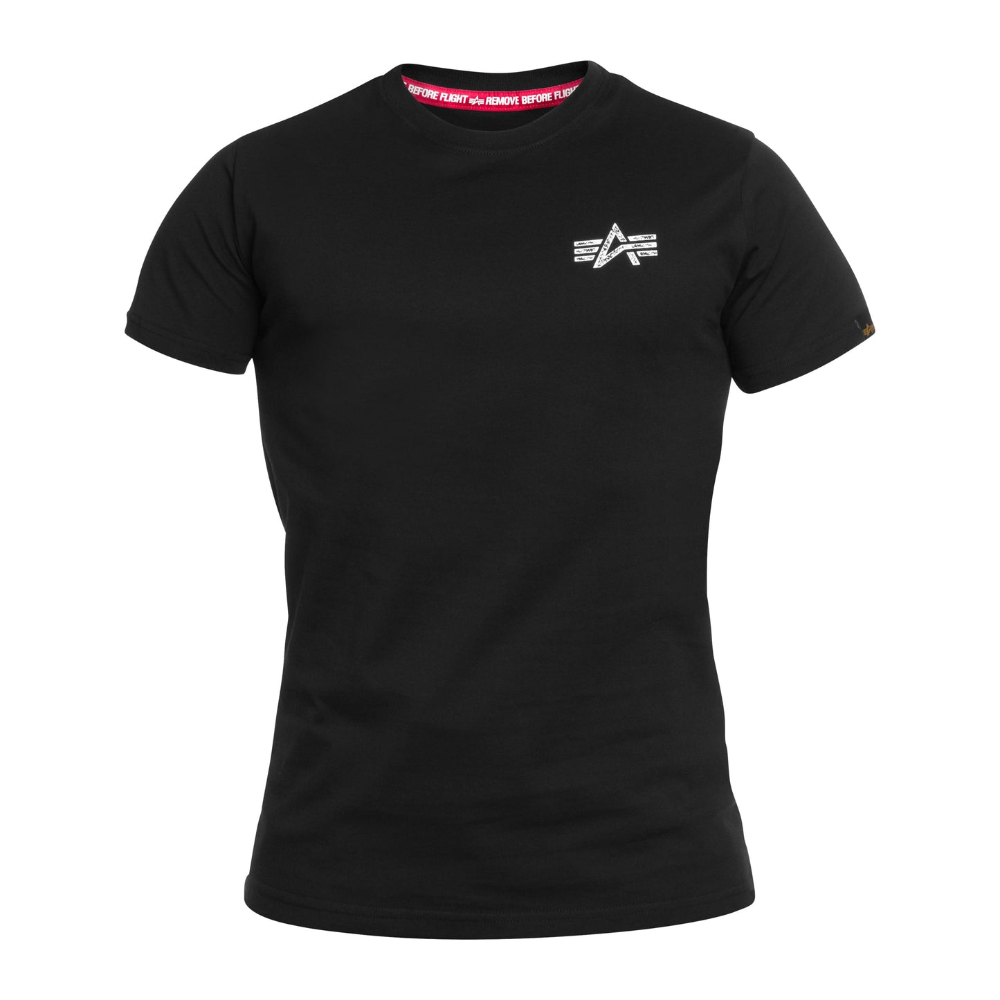 Koszulka T-shirt Alpha Industries Signature Back Print - Black