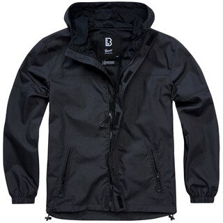 Kurtka Brandit Summer Windbreaker Frontzip Ripstop - Black