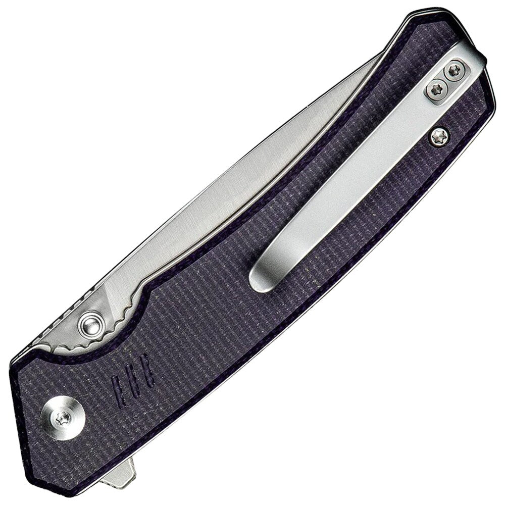 Nóż składany Civivi Merit - Satin/Purple Canvas Micarta