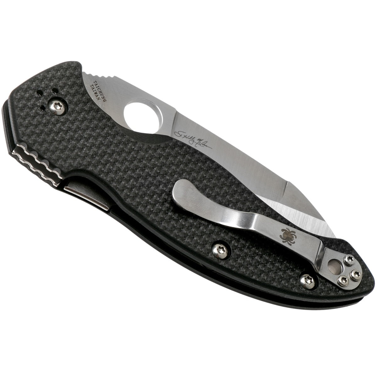 Nóż składany Spyderco Canis Kelly McCain CPM S30V