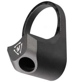 Płytka tylna i nakrętka prowadnicy kolby Strike Industries Enhanced Castle Nut & Extended End Plate do karabinków AR - Black