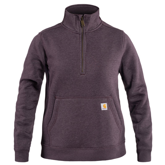 Bluza damska Carhartt Midweight Half Zip - Blackberry Heather
