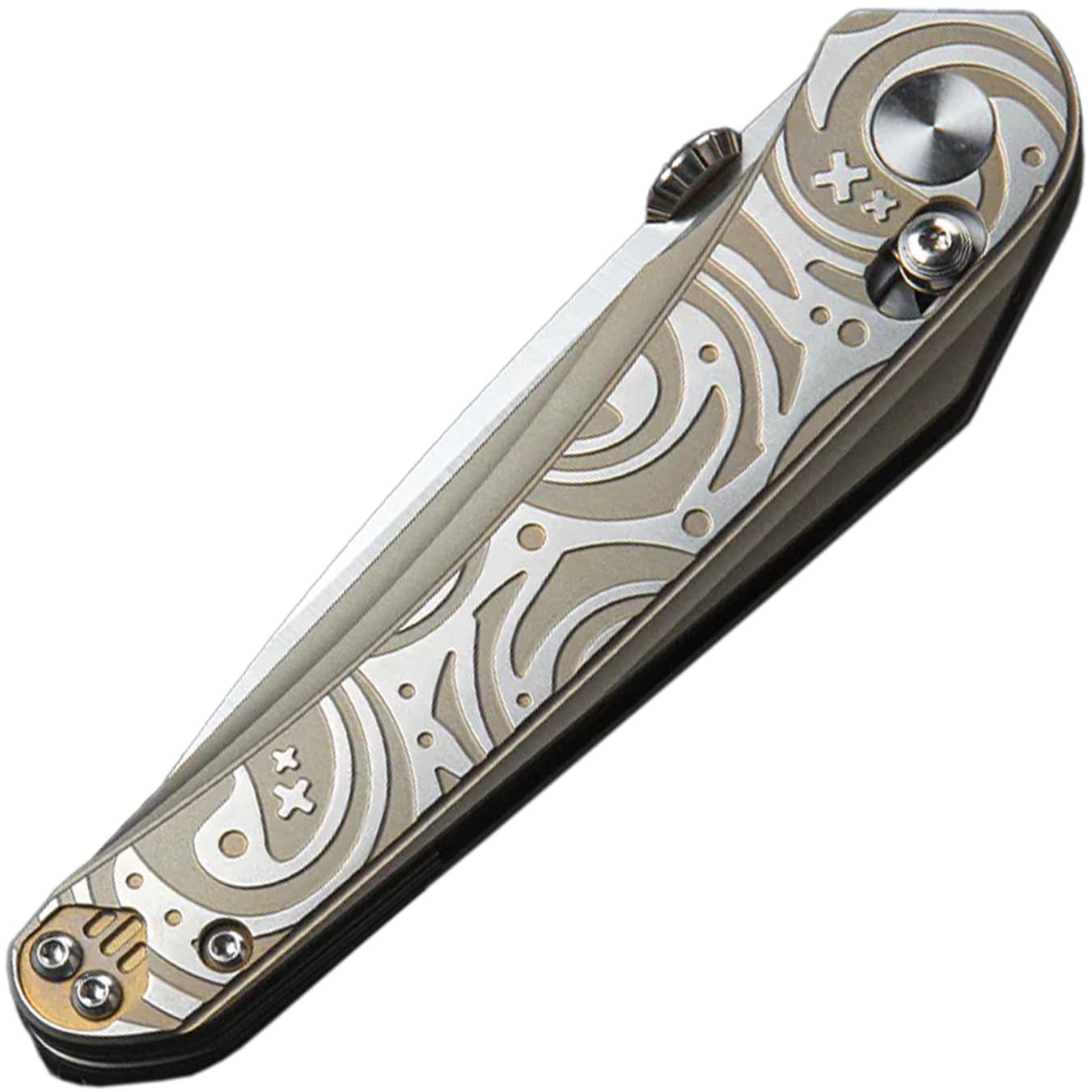 Nóż składany Bestech Knives Mothus - Satin/Light Bronze Titanium