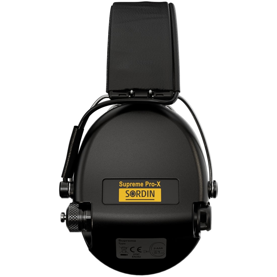 Ochronniki słuchu aktywne Sordin Supreme Pro-X Leather - Black