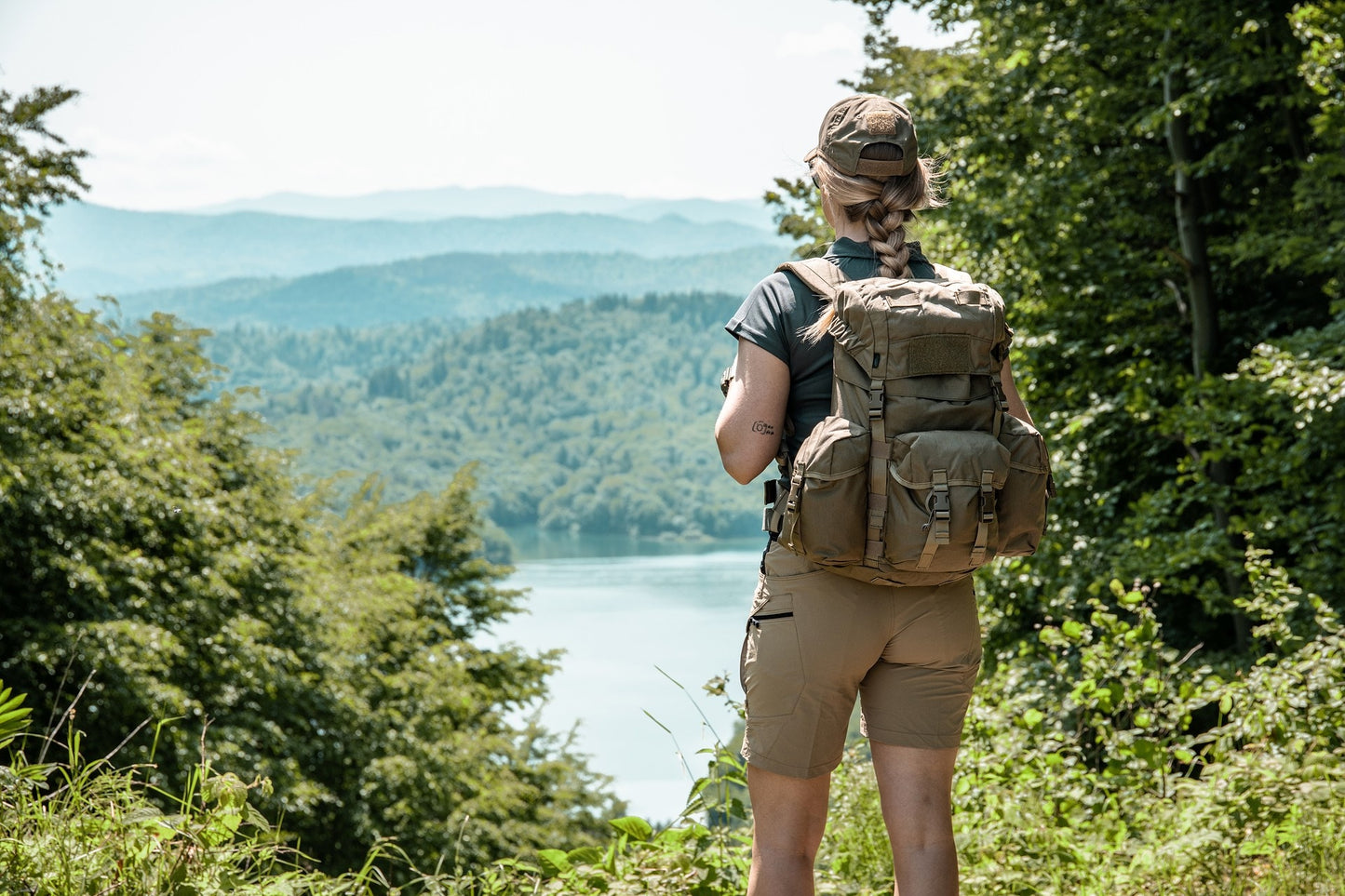 Szorty damskie Helikon OTP Nylon 8,5" - Khaki/Black