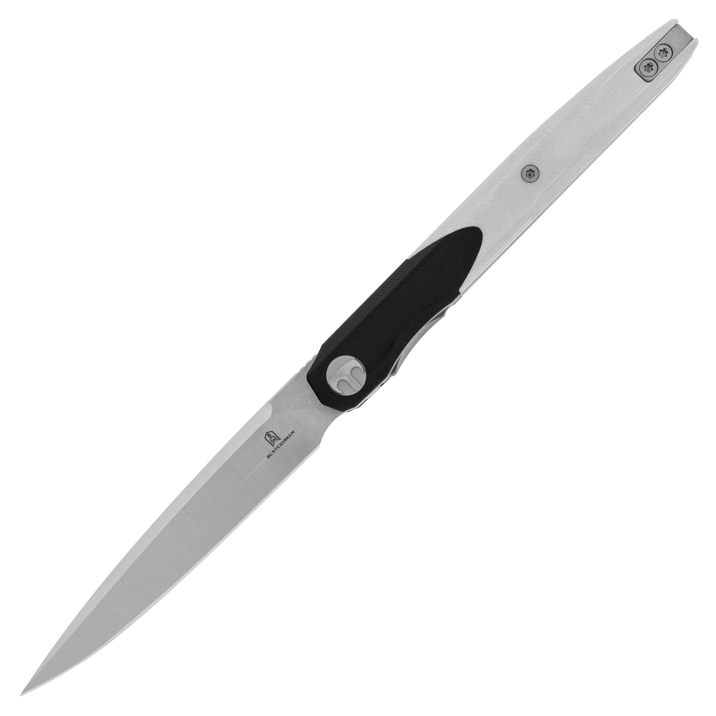 Nóż składany Bestechman Lanza G10 - White/Black