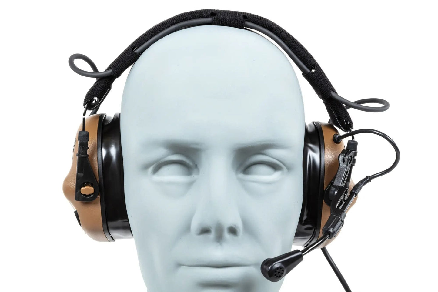Ochronniki słuchu aktywne Earmor M32 Plus - Coyote Brown