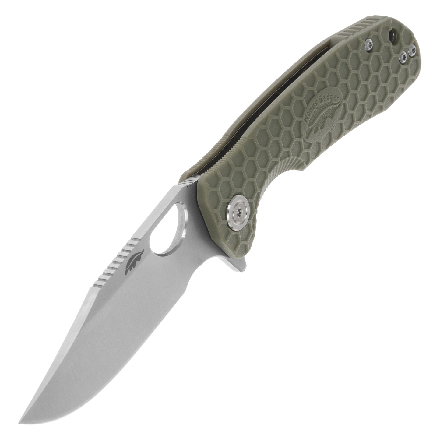 Nóż składany Honey Badger Clip-Point Medium 8Cr13MoV - Green
