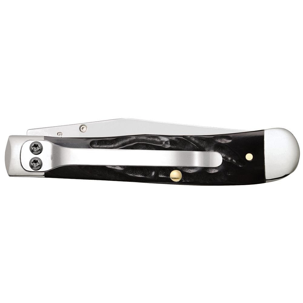 Nóż składany Zippo Trapperlock - Rough Black Synthetic