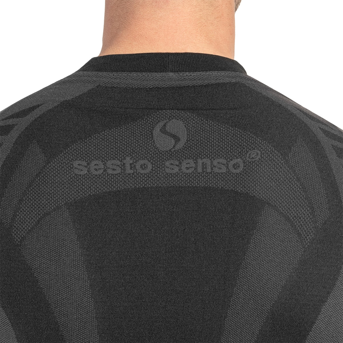 Koszulka termoaktywna z długim rękawem Sesto Senso Thermo Active - Graphit/Black