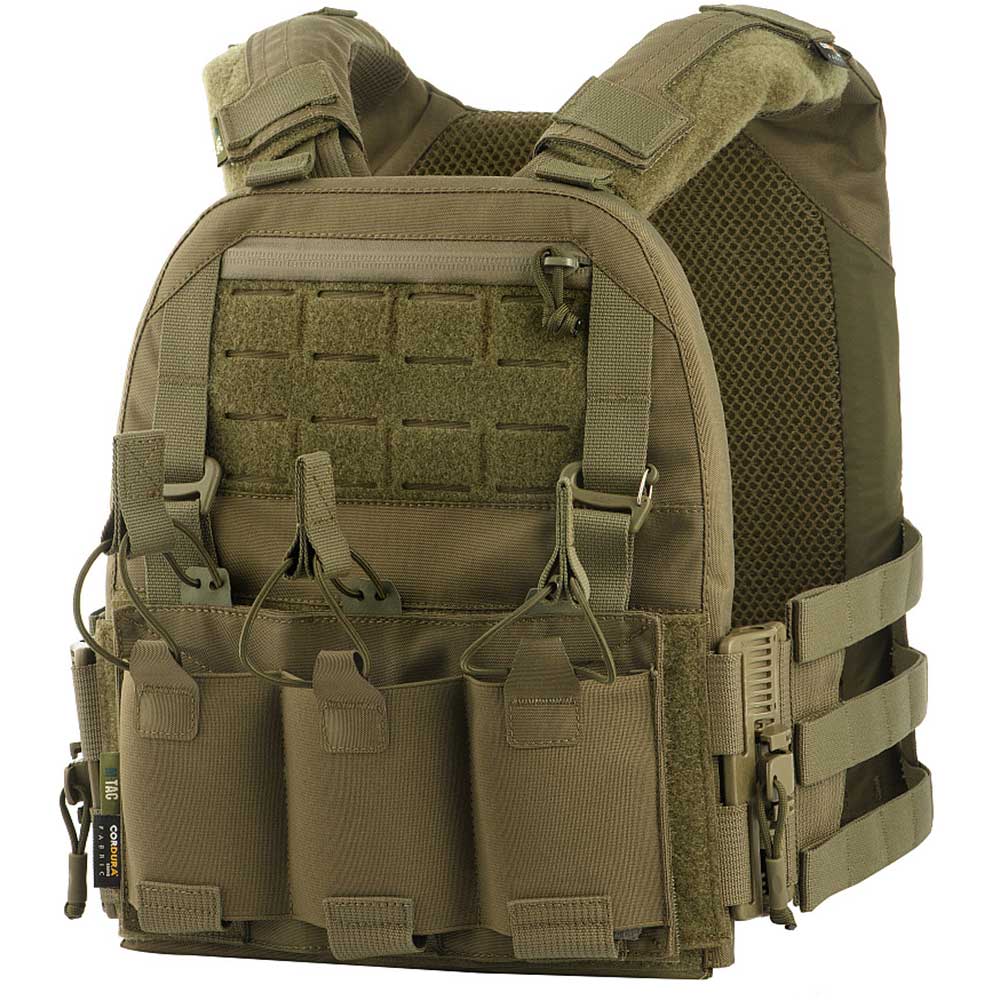 Kamizelka taktyczna typu Plate Carrier M-Tac Cuirass QRS Ranger Green - na płyty rozmiar S/M