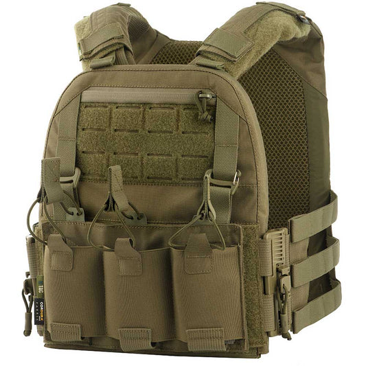 Kamizelka taktyczna typu Plate Carrier M-Tac Cuirass QRS Ranger Green - na płyty rozmiar S/M