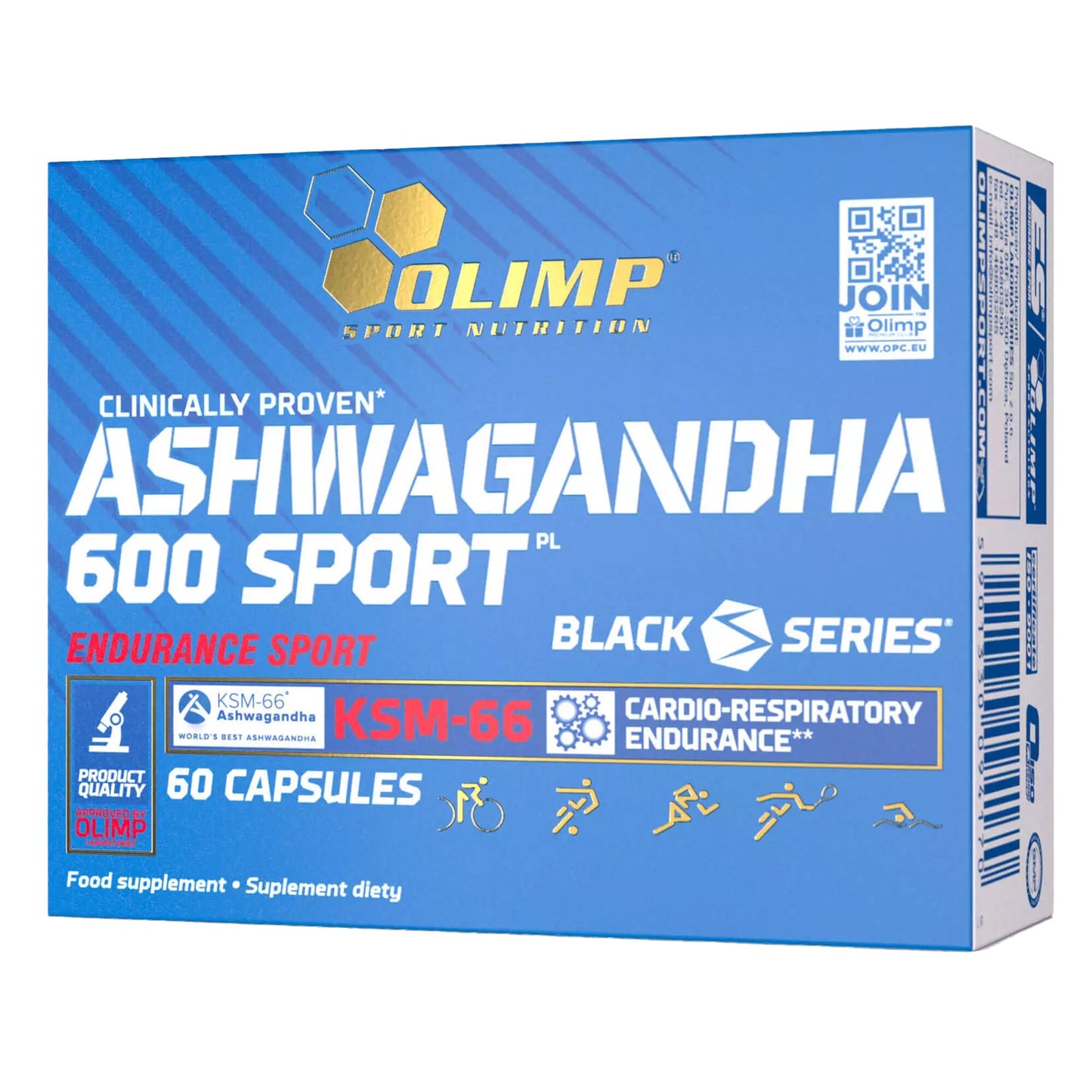 Ashwagandha Olimp Sport Nutrition 600 Sport 60 kapsułek - suplement diety