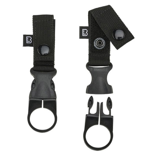 Uchwyt na butelkę Brandit Belt and Molle Loop Bottle Holder 2 szt. - Black