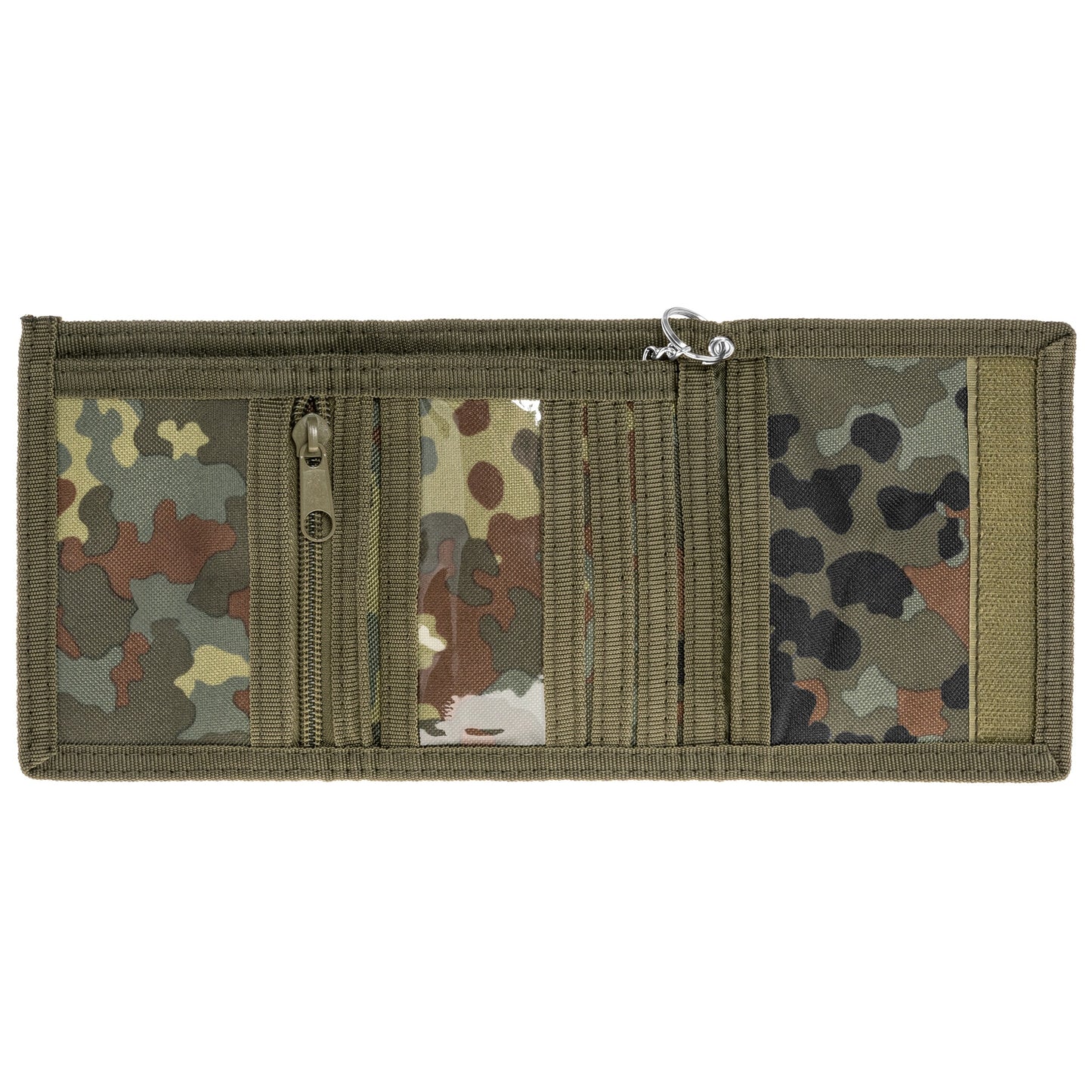 Portfel Mil-Tec z łańcuszkiem - Flecktarn