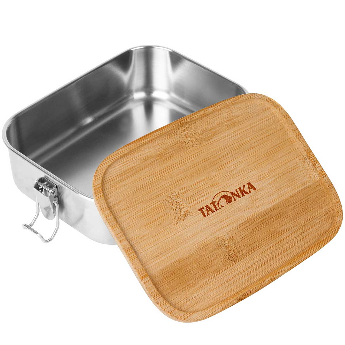 Pojemnik Tatonka Stainless Steel Lunch Box Bamboo I - 800 ml